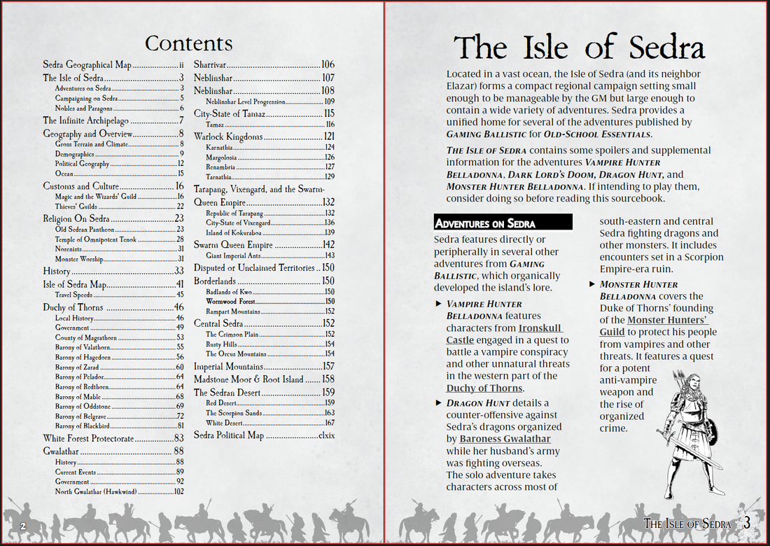 Sedra Sourcebook (for OSE)