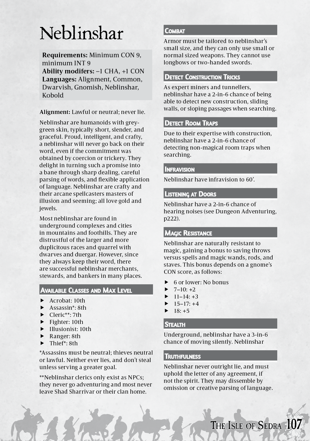 Sedra Sourcebook (for OSE)