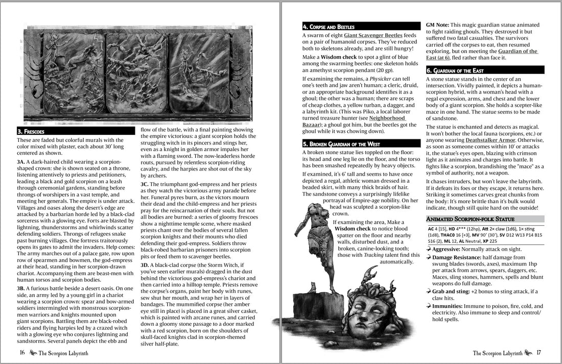 The Scorpion Labyrinth (Old School Essentials)