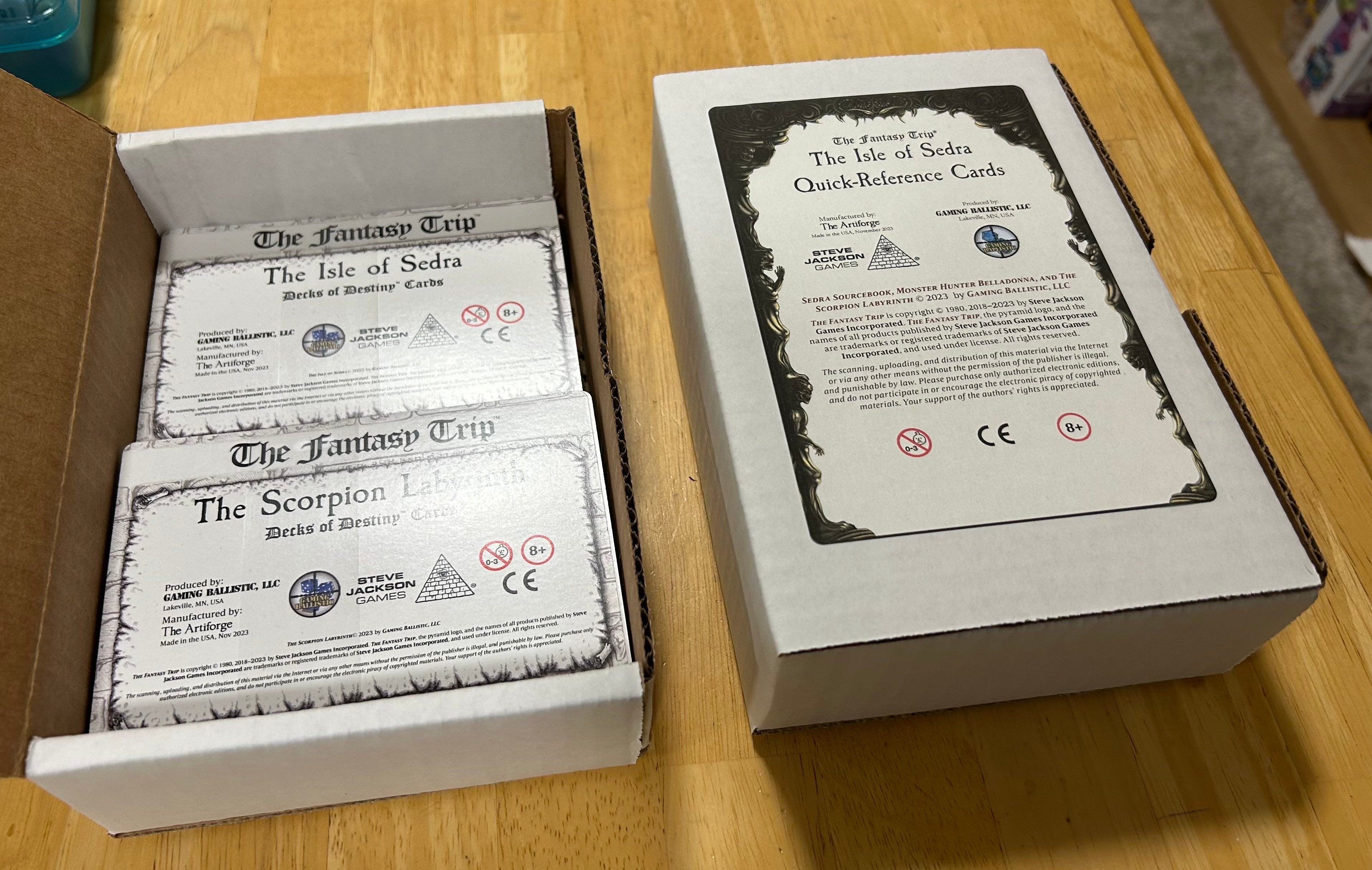 Decks of Destiny Cards Isle of Sedra Collection Gaming Ballistic