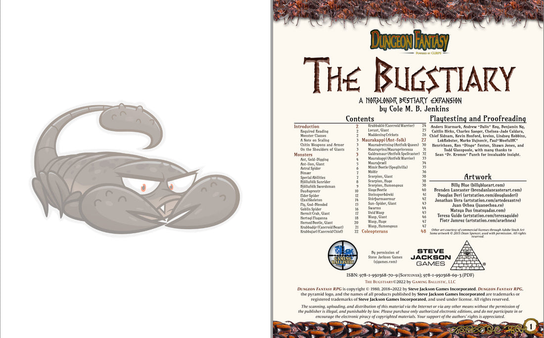 The Bugstiary