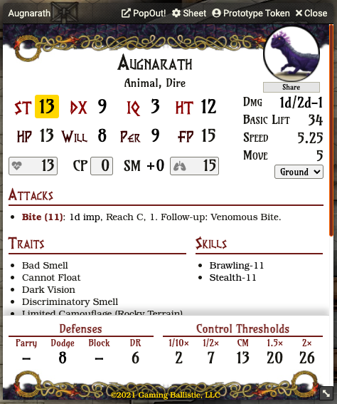 Nordlond Bestiary Foundry VTT Module