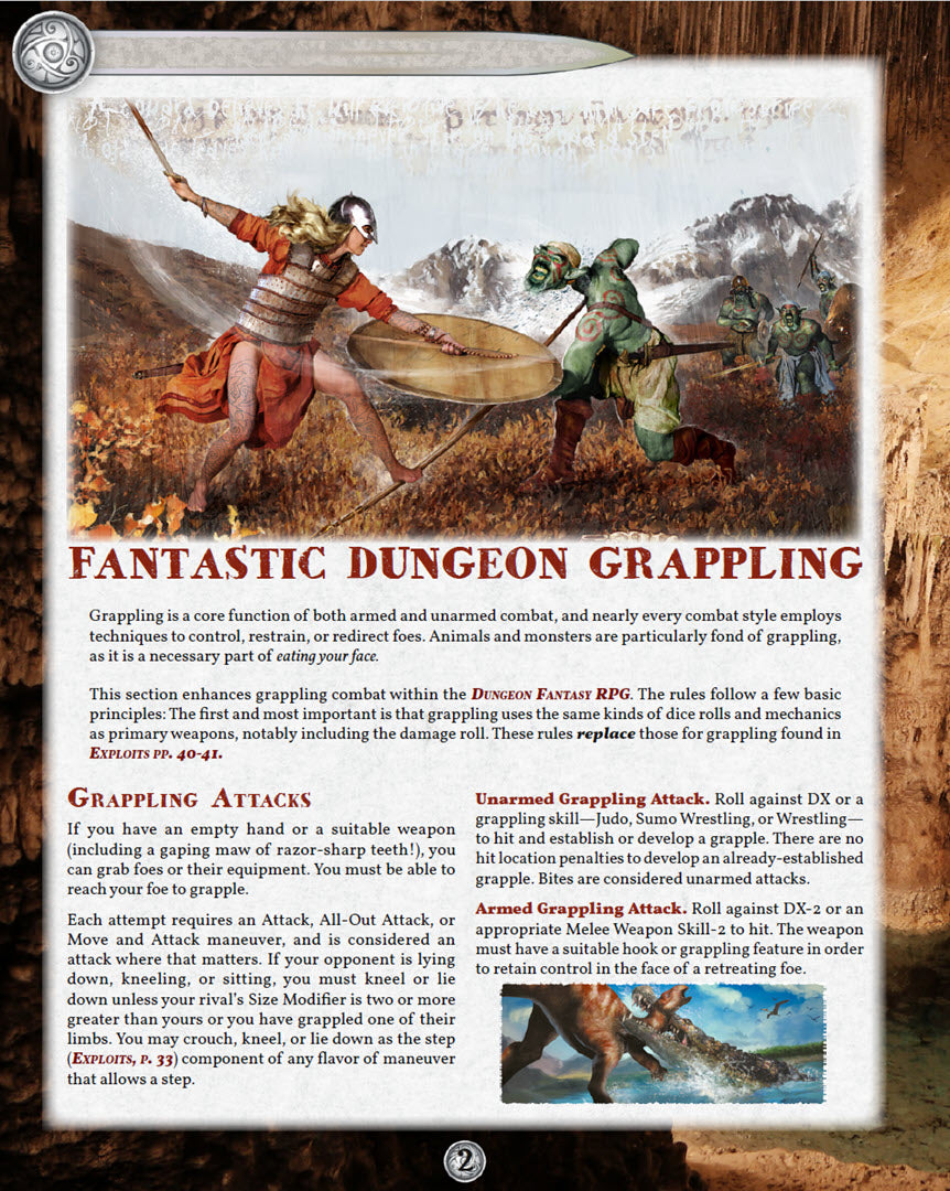 Fantastic Dungeon Grappling