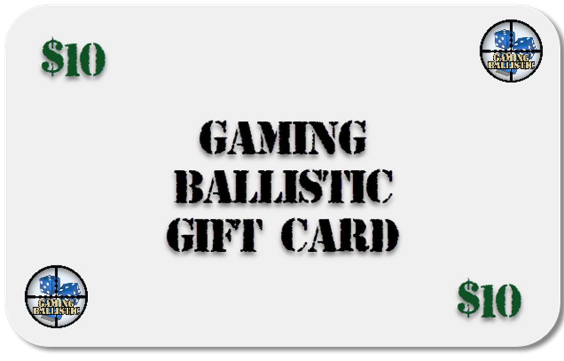 Gaming Ballistic Gift Card