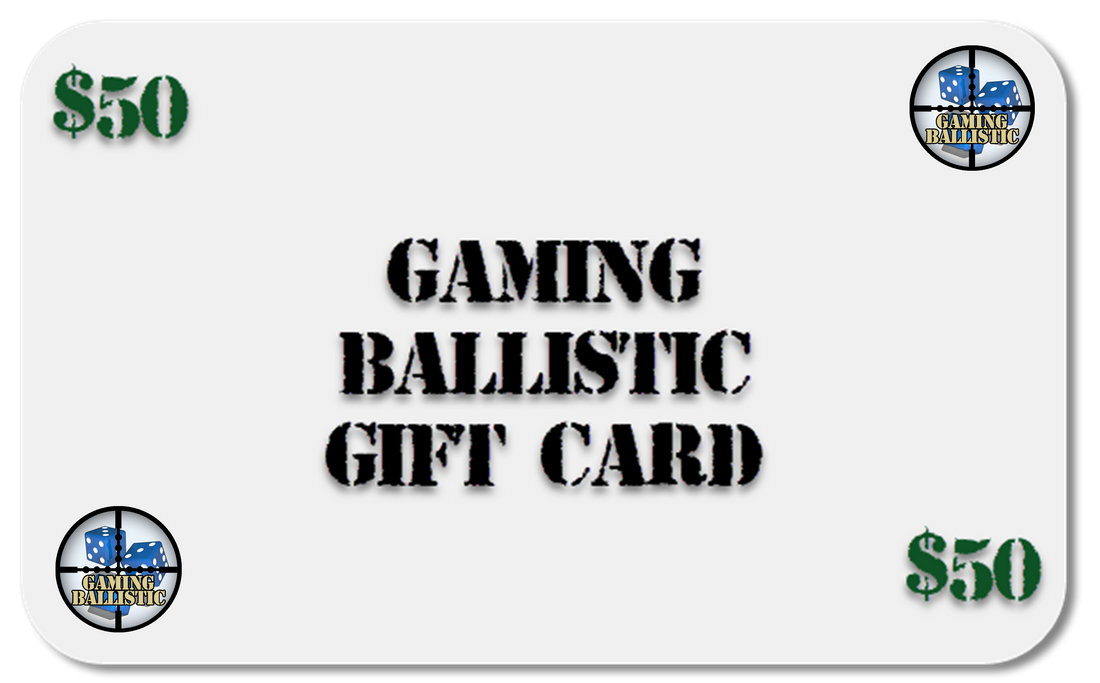 Gaming Ballistic Gift Card