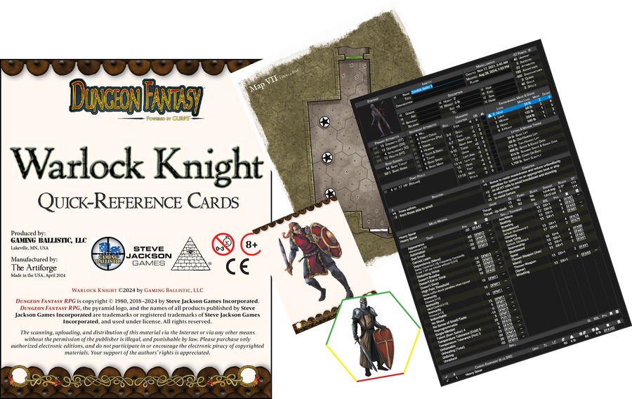 Warlock Knight (DFRPG) Digital Accessories Pack