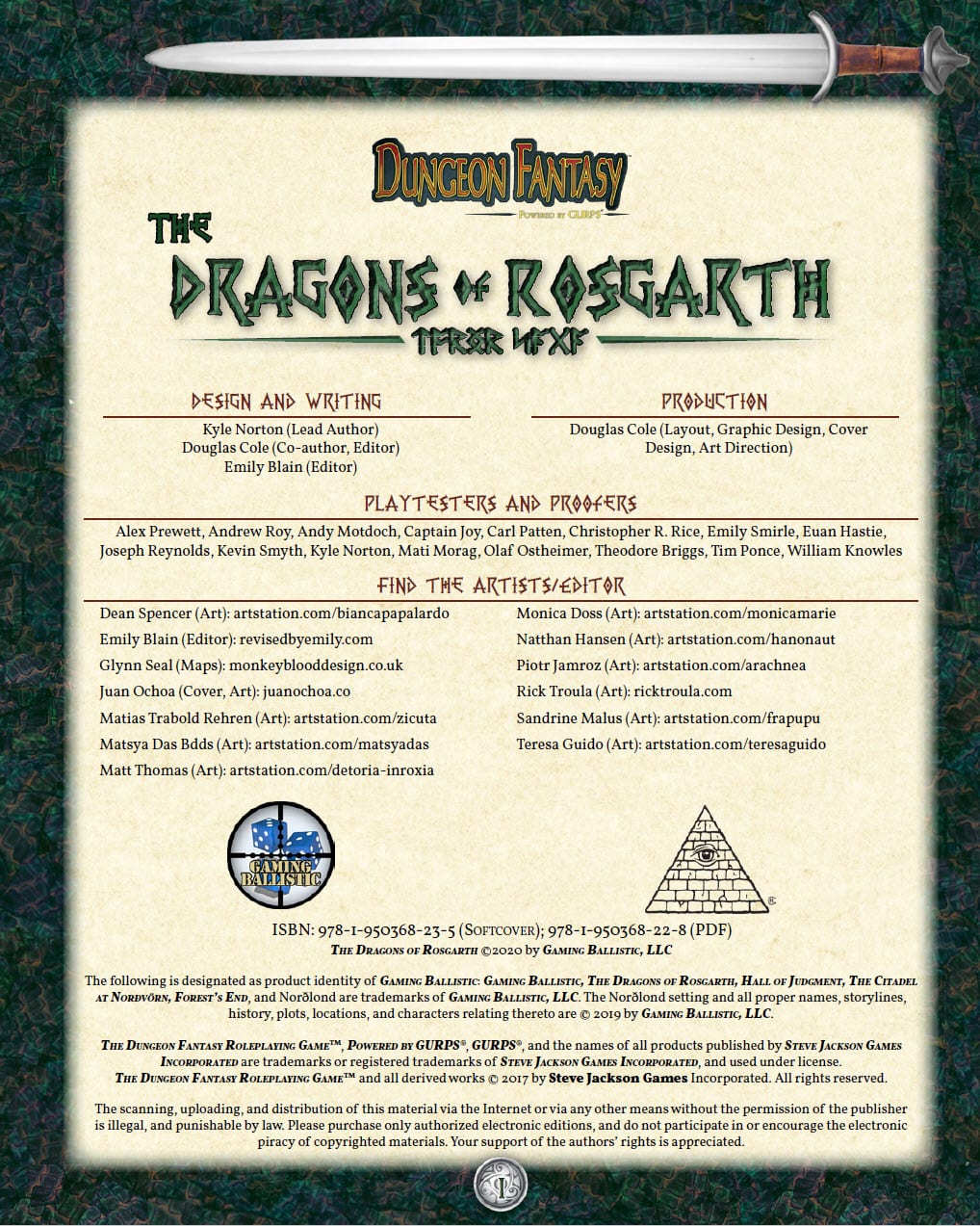 The Dragons of Rosgarth