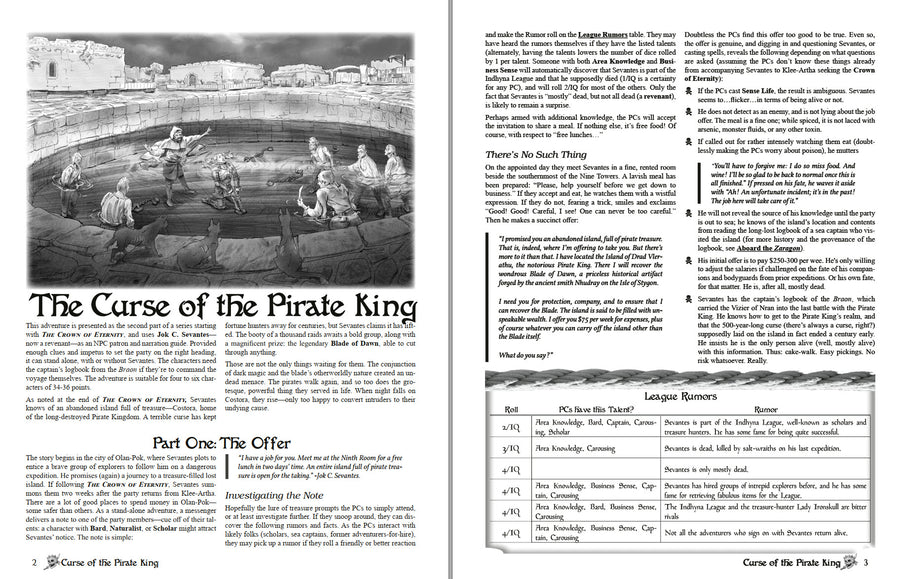 Curse of the Pirate King