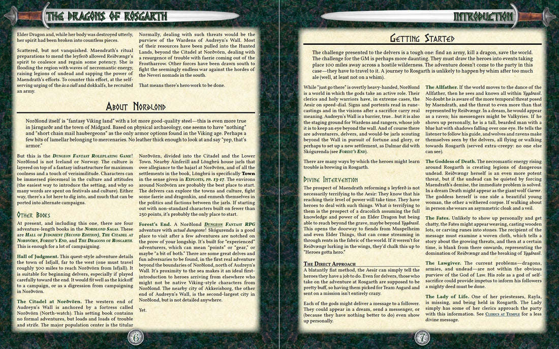 The Dragons of Rosgarth