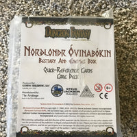 Nordlondr Bestiary Monster Reference Cards - Core Deck