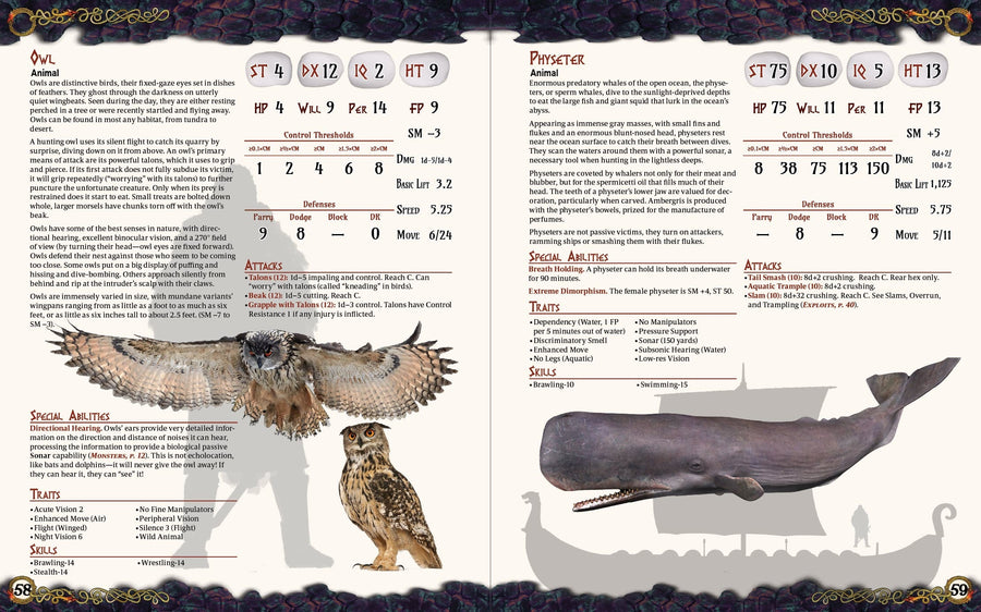 Nordlondr Ovinabokin: Bestiary and Enemies Book